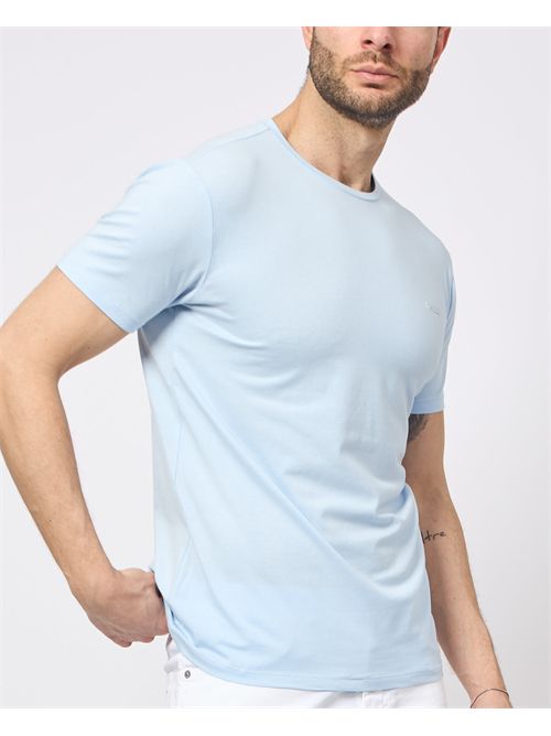 T-shirt uomo Yes Zee girocollo con logo YES ZEE | T778-TA000700